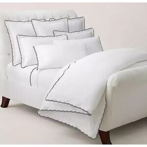 Ralph Lauren Home Cotton Malin Scallop King Duvet Cover